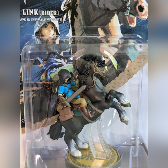 Rider Link Amiibo Breath of the Wild Nintendo Sealed! - Picture 3 of 6